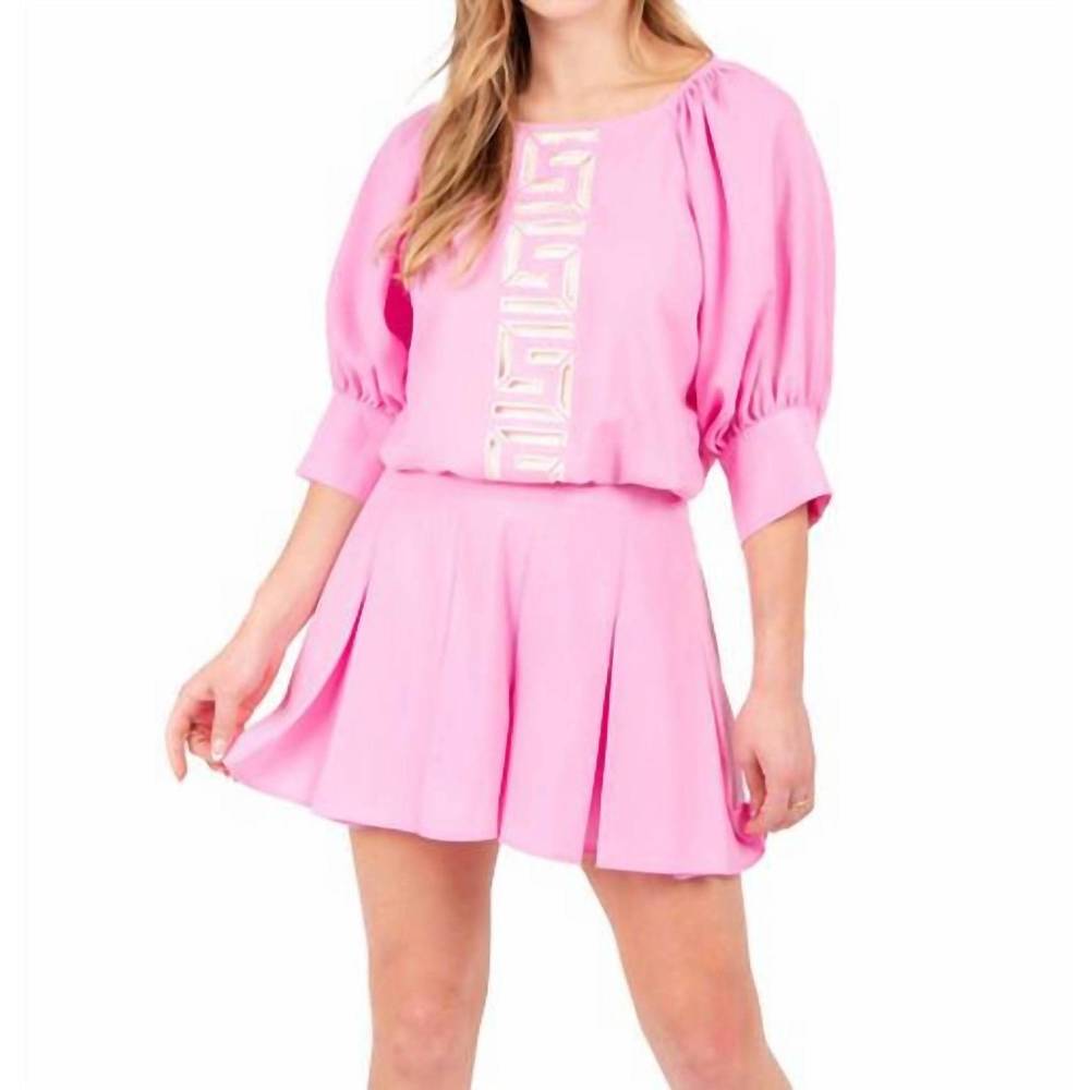 NEW EMILY MCCARTHY celeste top in bon bon pink